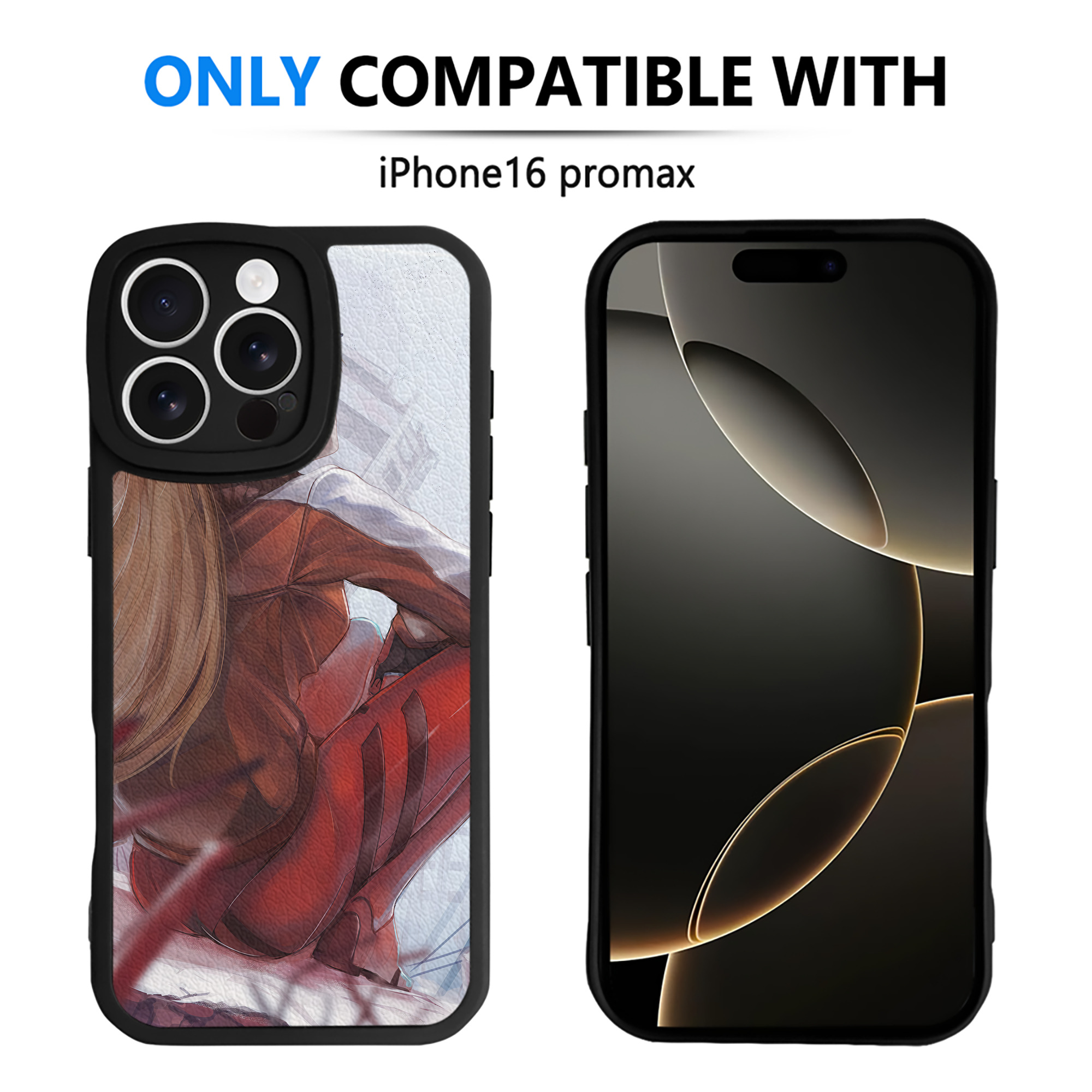 （画像用） EVA 新世紀エヴァンゲリオン 【iPhone 16シリーズ対応】シリコンスマホケース（レザー調） 材質：シリコン